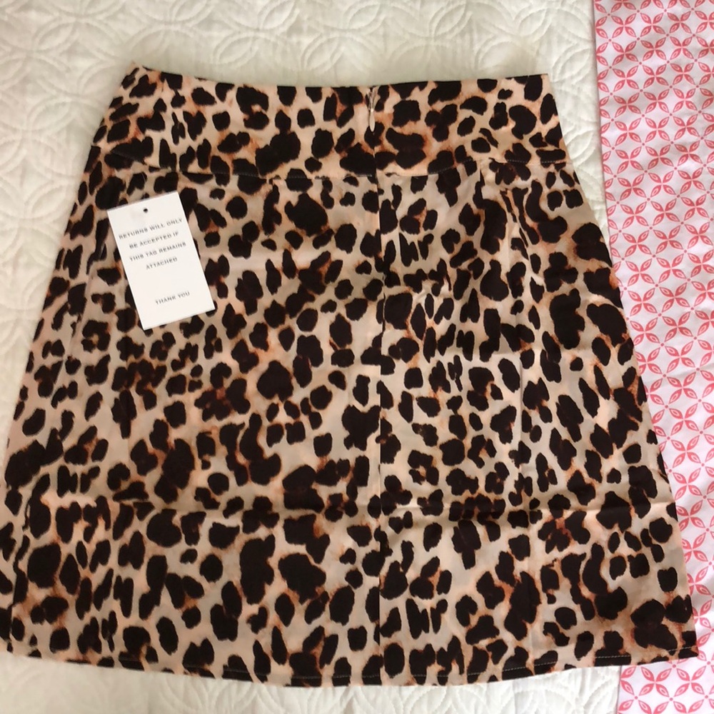 For Love & Lemons Animal Print Skirt - Picture 2 of 8
